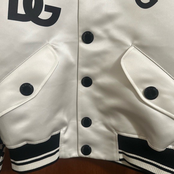 Dolce & Gabbana Pattern Logo Varsity Jacket - Picture 6 of 13